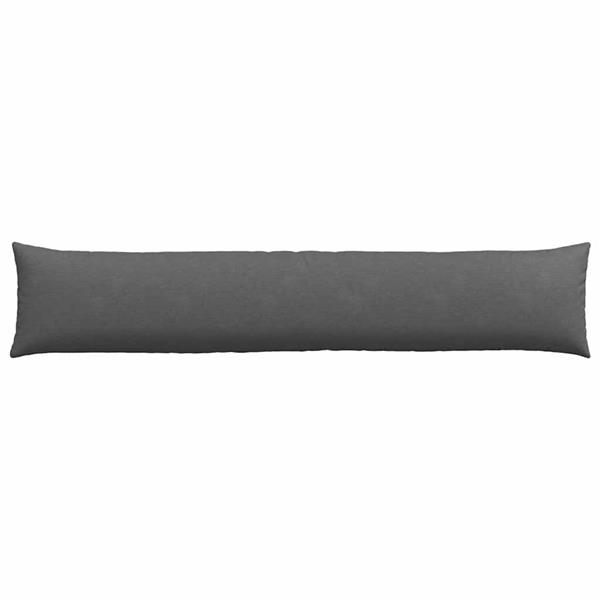 Grote foto vidaxl sofa kussens 2 pcs donkergrijs 200 x 40 cm katoen stof huis en inrichting woningdecoratie