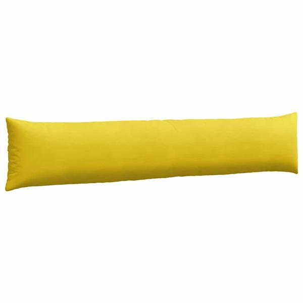 Grote foto vidaxl sofa kussens 2 pcs geel 200 x 40 cm katoen stof huis en inrichting woningdecoratie