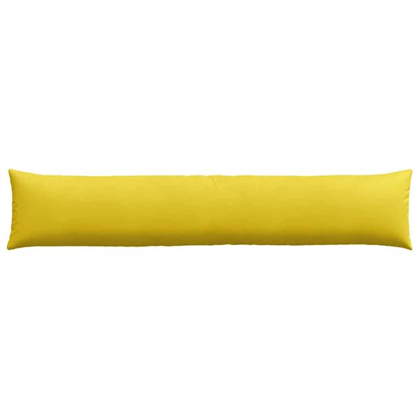 Grote foto vidaxl sofa kussens 2 pcs geel 200 x 40 cm katoen stof huis en inrichting woningdecoratie