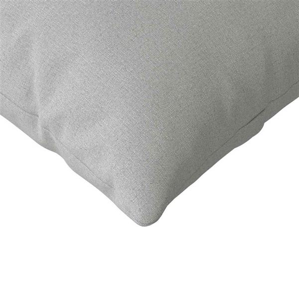 Grote foto vidaxl sofa kussens 2 pcs grijs 200 x 40 cm stof huis en inrichting woningdecoratie