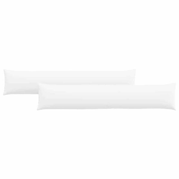Grote foto vidaxl sofa kussens 2 pcs wit 200 x 40 cm stof huis en inrichting woningdecoratie