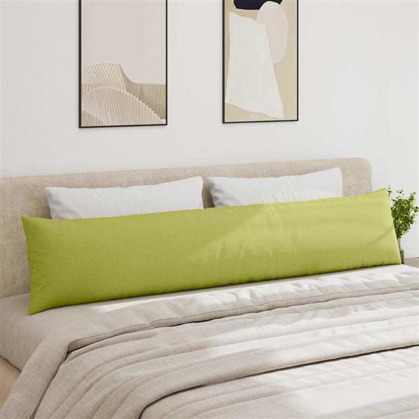 Grote foto vidaxl sofa kussens 2 pcs lichtgroen 200 x 40 cm stof huis en inrichting woningdecoratie