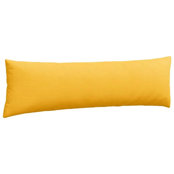 Grote foto vidaxl sofa kussens 2 pcs lichtgeel 145 x 40 cm katoen stof huis en inrichting woningdecoratie