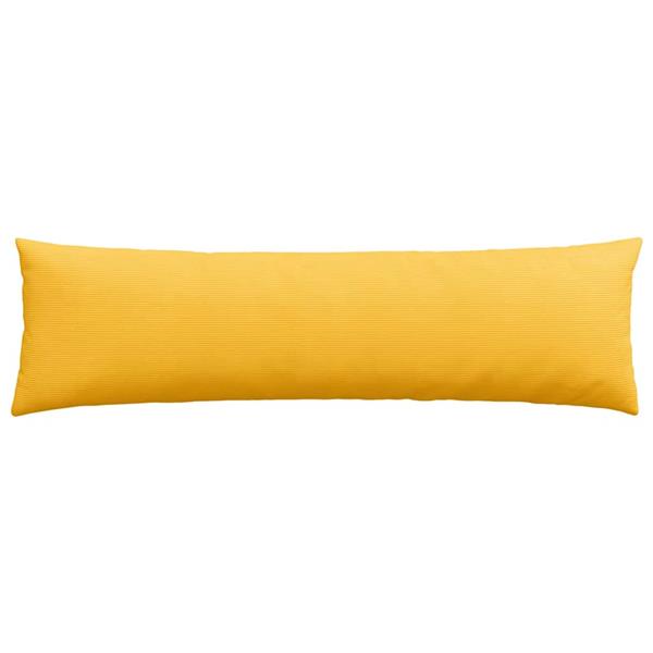 Grote foto vidaxl sofa kussens 2 pcs lichtgeel 145 x 40 cm katoen stof huis en inrichting woningdecoratie