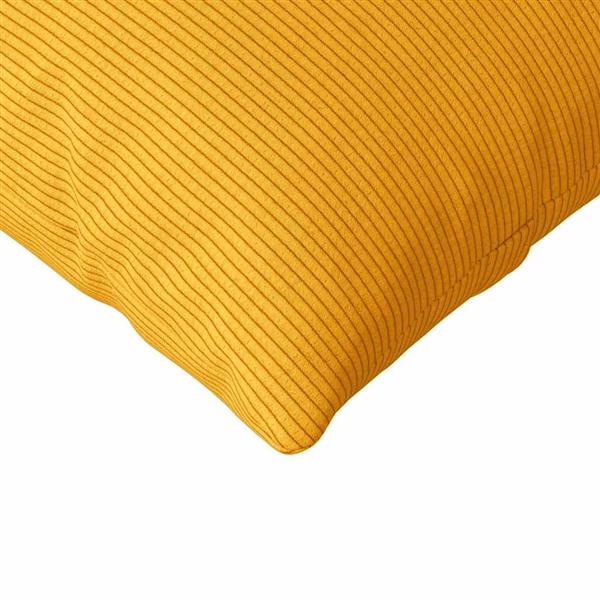 Grote foto vidaxl sofa kussens 2 pcs lichtgeel 145 x 40 cm katoen stof huis en inrichting woningdecoratie