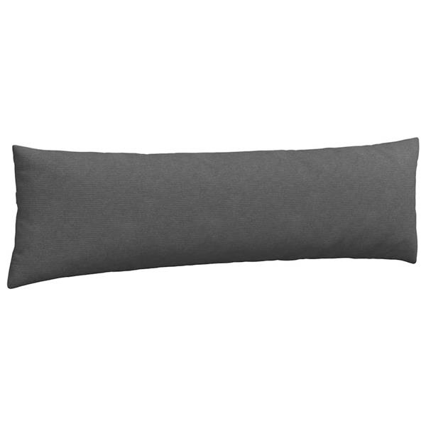 Grote foto vidaxl sofa kussens 2 pcs donkergrijs 145 x 40 cm katoen stof huis en inrichting woningdecoratie
