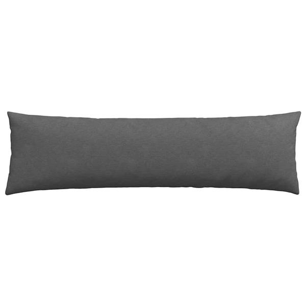 Grote foto vidaxl sofa kussens 2 pcs donkergrijs 145 x 40 cm katoen stof huis en inrichting woningdecoratie