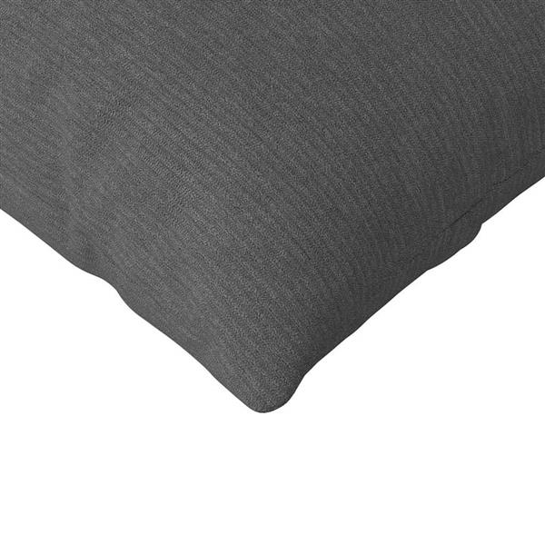 Grote foto vidaxl sofa kussens 2 pcs donkergrijs 145 x 40 cm katoen stof huis en inrichting woningdecoratie