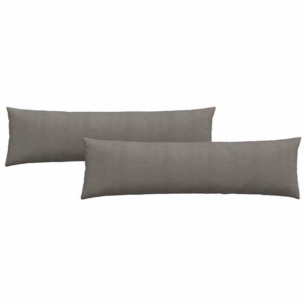 Grote foto vidaxl sofa kussens 2 pcs lichtgrijs 145 x 40 cm katoen stof huis en inrichting woningdecoratie