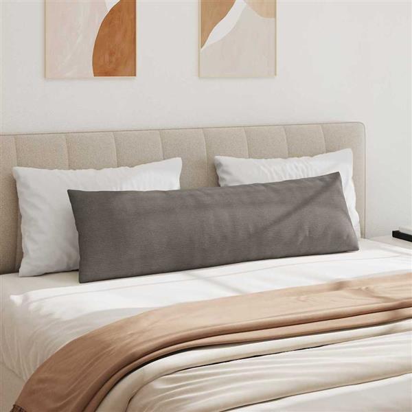 Grote foto vidaxl sofa kussens 2 pcs lichtgrijs 145 x 40 cm katoen stof huis en inrichting woningdecoratie