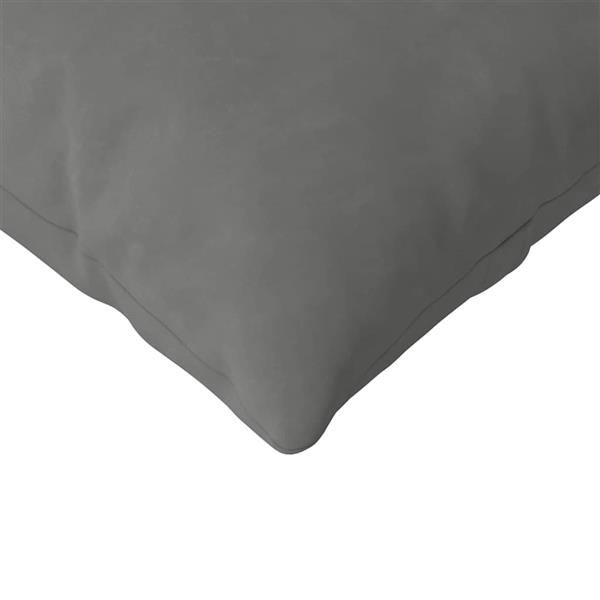 Grote foto vidaxl sofa kussens 2 pcs donkergrijs 145 x 40 cm stof huis en inrichting woningdecoratie