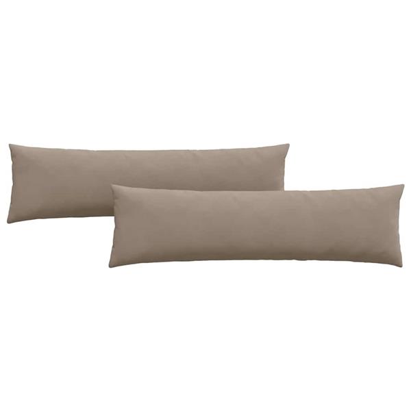 Grote foto vidaxl sofa kussens 2 pcs taupe 145 x 40 cm stof huis en inrichting woningdecoratie