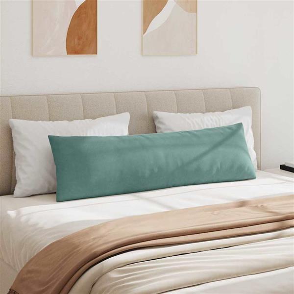 Grote foto vidaxl sofa kussens 2 pcs zeegroen 145 x 40 cm katoen stof huis en inrichting woningdecoratie