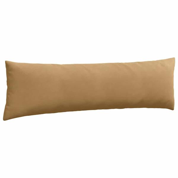 Grote foto vidaxl sofa kussens 2 pcs bruin 145 x 40 cm katoen stof huis en inrichting woningdecoratie