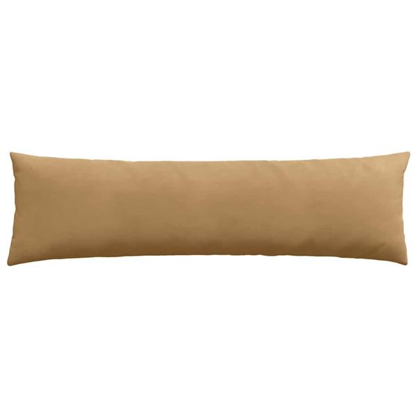 Grote foto vidaxl sofa kussens 2 pcs bruin 145 x 40 cm katoen stof huis en inrichting woningdecoratie