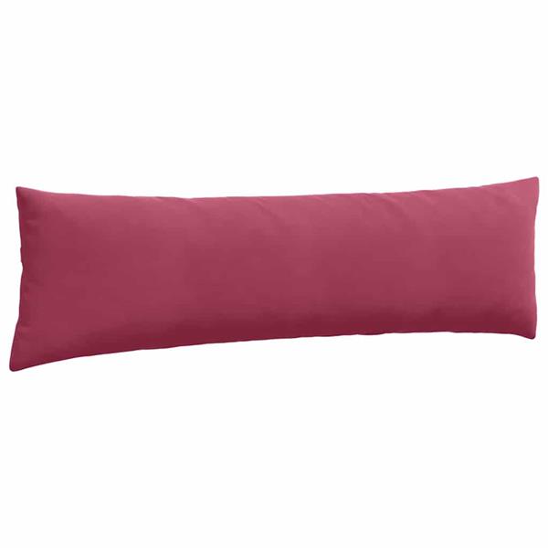 Grote foto vidaxl sofa kussens 2 pcs wijnrood 145 x 40 cm katoen stof huis en inrichting woningdecoratie