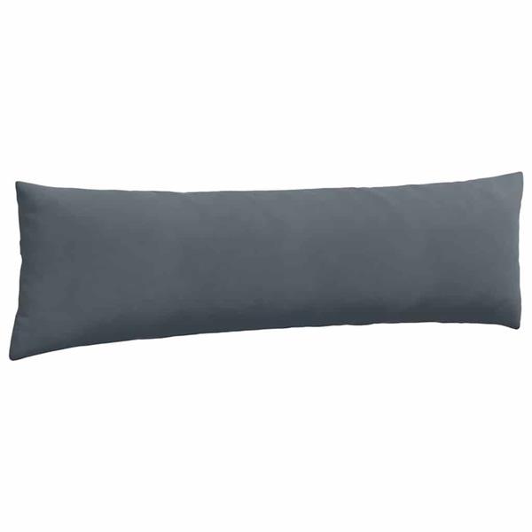Grote foto vidaxl sofa kussens 2 pcs donkergrijs 145 x 40 cm katoen stof huis en inrichting woningdecoratie