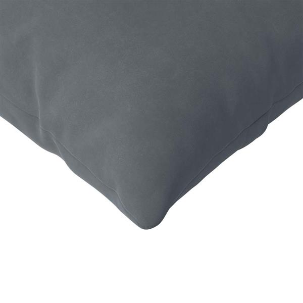 Grote foto vidaxl sofa kussens 2 pcs donkergrijs 145 x 40 cm katoen stof huis en inrichting woningdecoratie