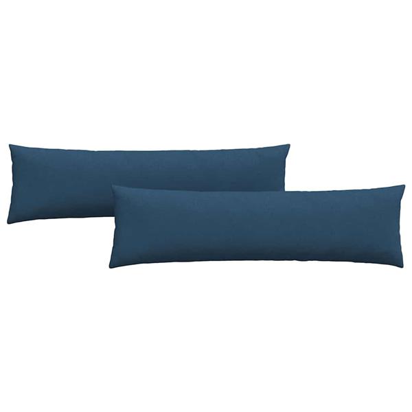 Grote foto vidaxl sofa kussens 2 pcs blauw 145 x 40 cm stof huis en inrichting woningdecoratie