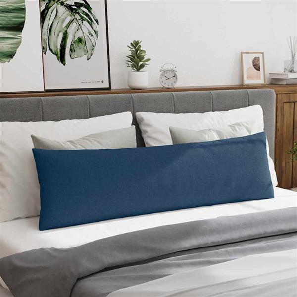 Grote foto vidaxl sofa kussens 2 pcs blauw 145 x 40 cm stof huis en inrichting woningdecoratie