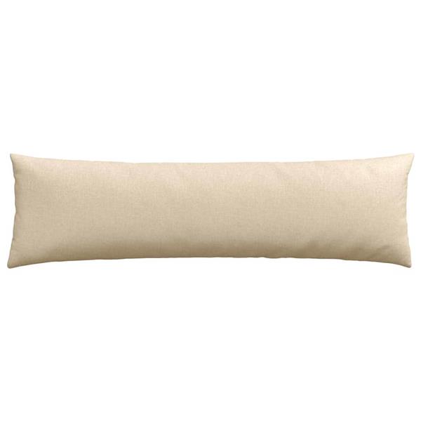 Grote foto vidaxl sofa kussens 2 pcs cr me 145 x 40 cm stof huis en inrichting woningdecoratie