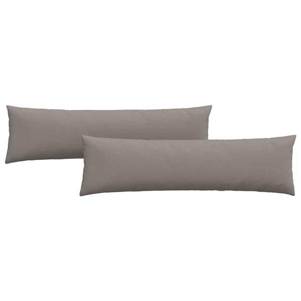 Grote foto vidaxl sofa kussens 2 pcs taupe 145 x 40 cm stof huis en inrichting woningdecoratie