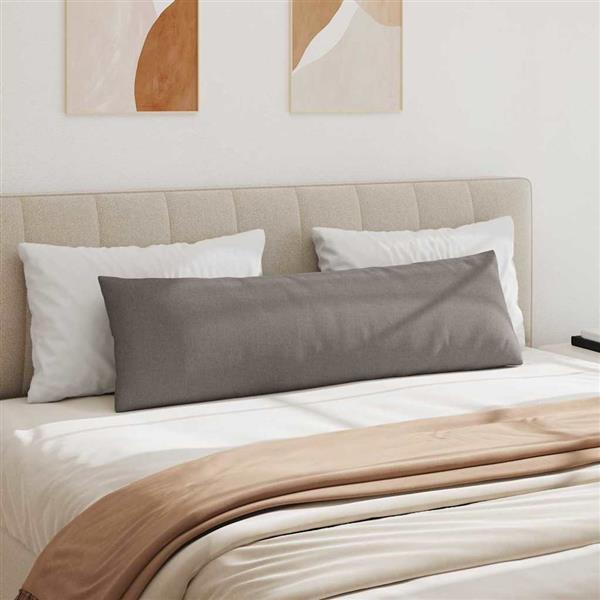 Grote foto vidaxl sofa kussens 2 pcs taupe 145 x 40 cm stof huis en inrichting woningdecoratie