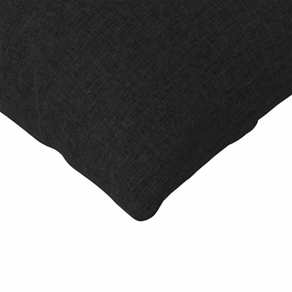 Grote foto vidaxl sofa kussens 2 pcs zwart 145 x 40 cm stof huis en inrichting woningdecoratie