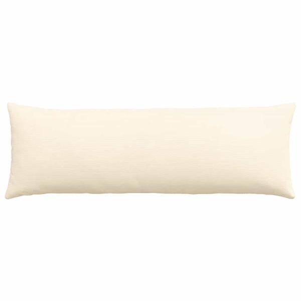 Grote foto vidaxl sofa kussens 2 pcs cr me 120 x 40 cm katoen stof huis en inrichting woningdecoratie