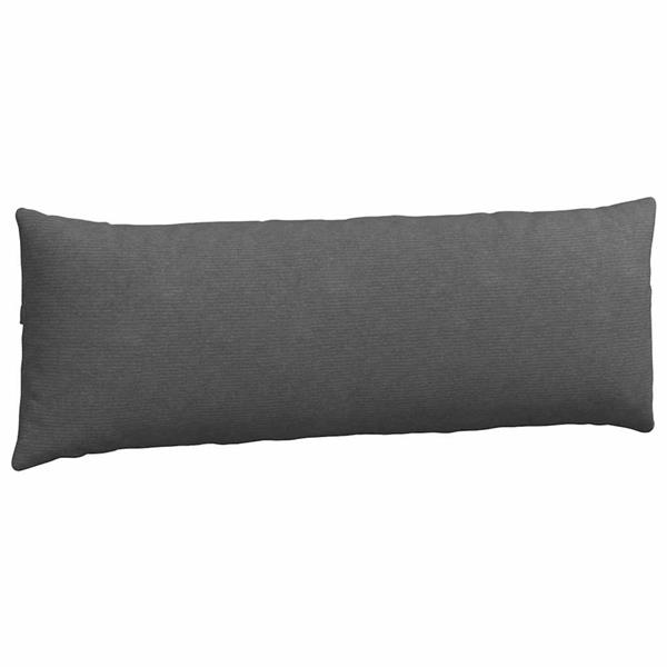 Grote foto vidaxl sofa kussens 2 pcs donkergrijs 120 x 40 cm katoen stof huis en inrichting woningdecoratie