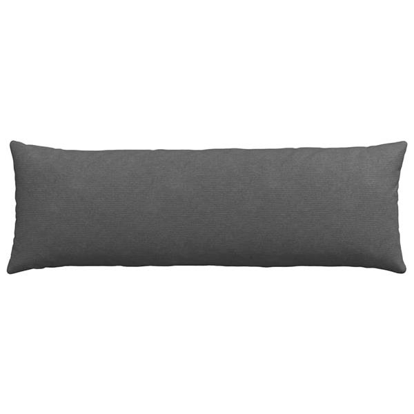 Grote foto vidaxl sofa kussens 2 pcs donkergrijs 120 x 40 cm katoen stof huis en inrichting woningdecoratie