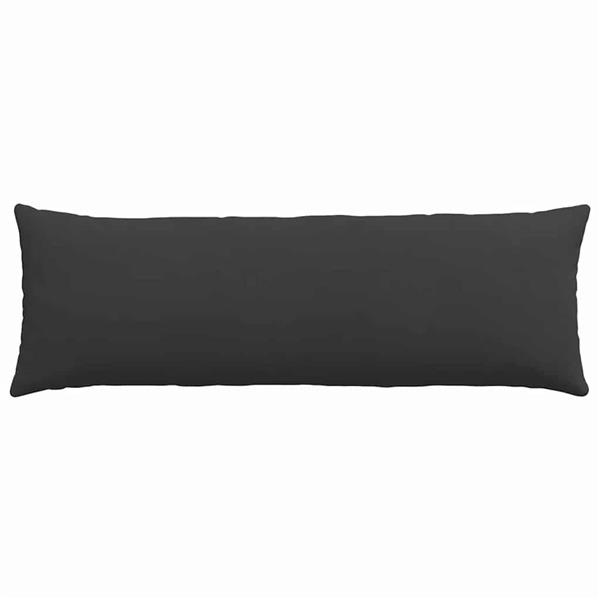 Grote foto vidaxl sofa kussens 2 pcs zwart 120 x 40 cm stof huis en inrichting woningdecoratie
