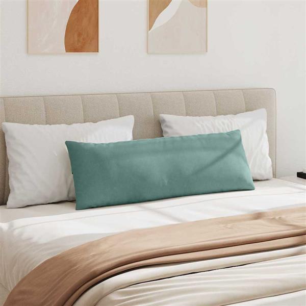 Grote foto vidaxl sofa kussens 2 pcs zeegroen 120 x 40 cm katoen stof huis en inrichting woningdecoratie
