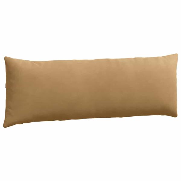 Grote foto vidaxl sofa kussens 2 pcs bruin 120 x 40 cm katoen stof huis en inrichting woningdecoratie
