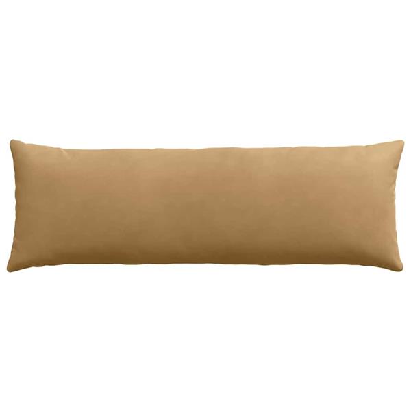 Grote foto vidaxl sofa kussens 2 pcs bruin 120 x 40 cm katoen stof huis en inrichting woningdecoratie