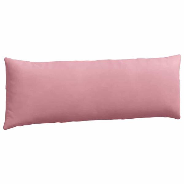 Grote foto vidaxl sofa kussens 2 pcs roze 120 x 40 cm katoen stof huis en inrichting woningdecoratie