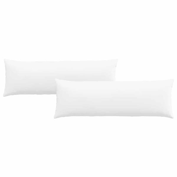 Grote foto vidaxl sofa kussens 2 pcs wit 120 x 40 cm stof huis en inrichting woningdecoratie