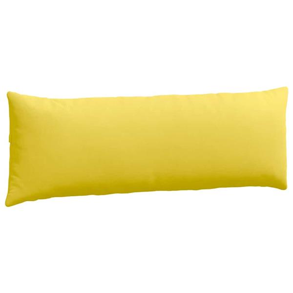 Grote foto vidaxl sofa kussens 2 pcs lichtgeel 120 x 40 cm stof huis en inrichting woningdecoratie