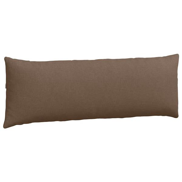 Grote foto vidaxl sofa kussens 2 pcs bruin 120 x 40 cm stof huis en inrichting woningdecoratie