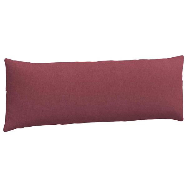 Grote foto vidaxl sofa kussens 2 pcs wijnrood 120 x 40 cm stof huis en inrichting woningdecoratie