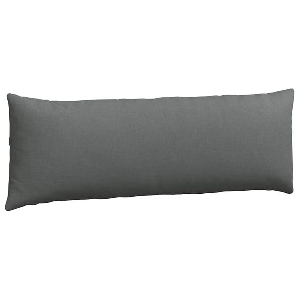 Grote foto vidaxl sofa kussens 2 pcs donkergrijs 120 x 40 cm stof huis en inrichting woningdecoratie
