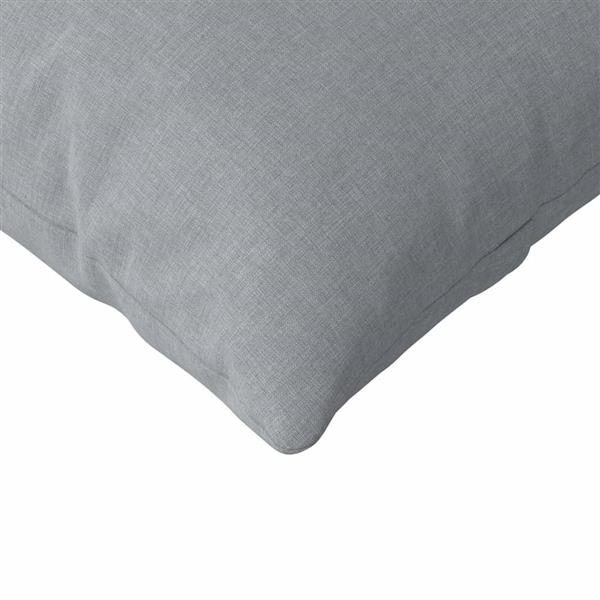 Grote foto vidaxl sofa kussens 2 pcs lichtgrijs 120 x 40 cm stof huis en inrichting woningdecoratie