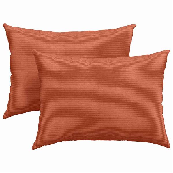 Grote foto vidaxl sofa kussens 2 pcs rood oranje 70 x 50 cm katoen stof huis en inrichting woningdecoratie