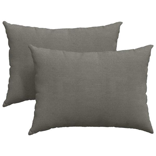 Grote foto vidaxl sofa kussens 2 pcs lichtgrijs 70 x 50 cm katoen stof huis en inrichting woningdecoratie