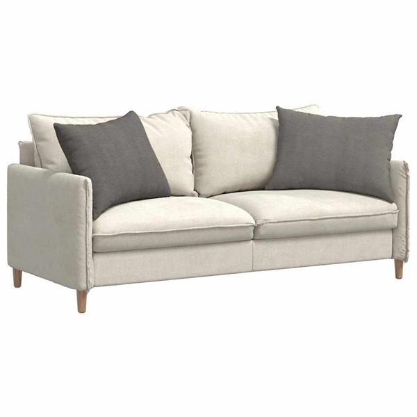 Grote foto vidaxl sofa kussens 2 pcs lichtgrijs 70 x 50 cm katoen stof huis en inrichting woningdecoratie