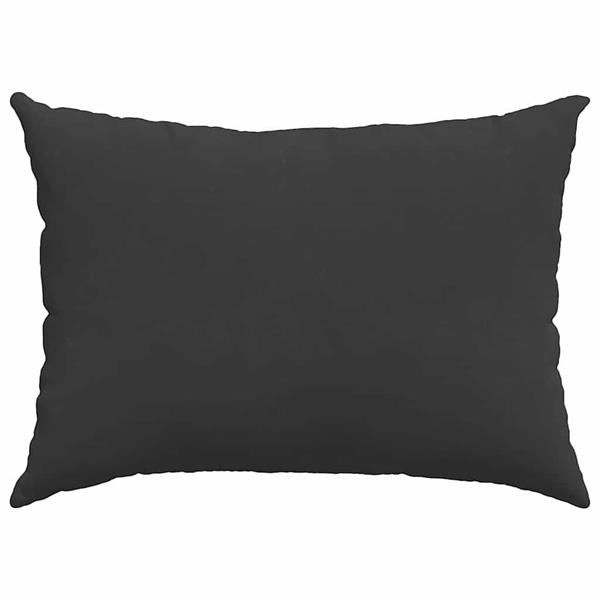Grote foto vidaxl sofa kussens 2 pcs zwart 70 x 50 cm stof huis en inrichting woningdecoratie