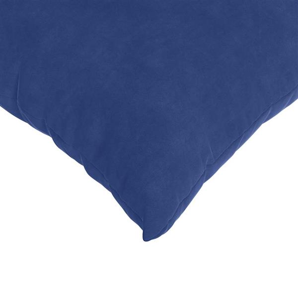 Grote foto vidaxl sofa kussens 2 pcs politieblauw 70 x 50 cm katoen stof huis en inrichting woningdecoratie
