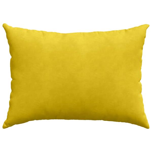 Grote foto vidaxl sofa kussens 2 pcs geel 70 x 50 cm katoen stof huis en inrichting woningdecoratie
