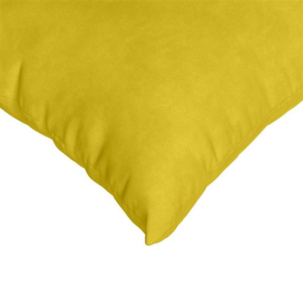 Grote foto vidaxl sofa kussens 2 pcs geel 70 x 50 cm katoen stof huis en inrichting woningdecoratie