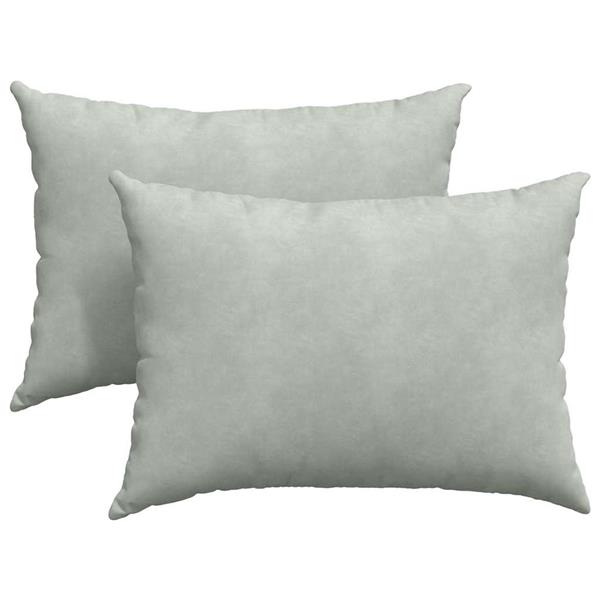 Grote foto vidaxl sofa kussens 2 pcs lichtgrijs 70 x 50 cm katoen stof huis en inrichting woningdecoratie